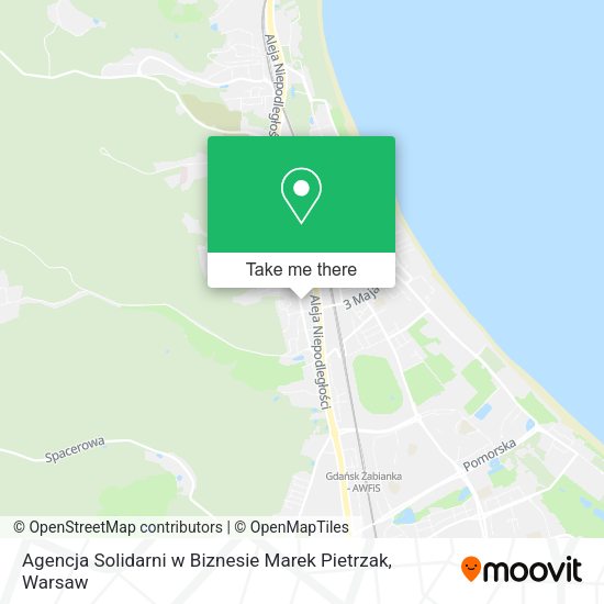 Agencja Solidarni w Biznesie Marek Pietrzak map