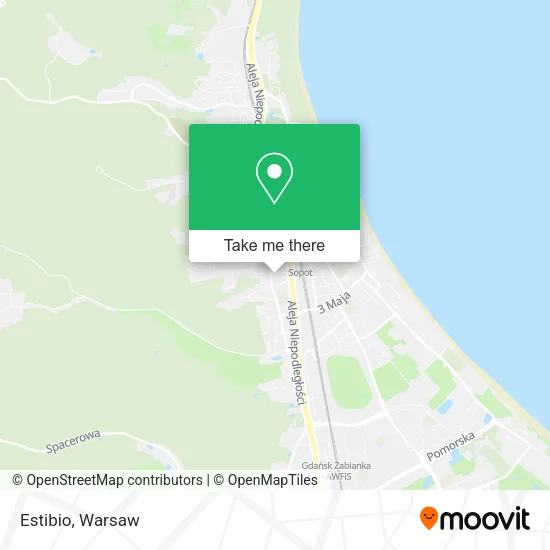 Estibio map