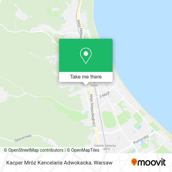 Kacper Mróz Kancelaria Adwokacka map