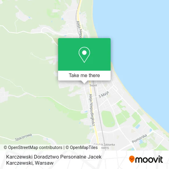 Карта Karczewski Doradztwo Personalne Jacek Karczewski