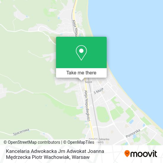 Kancelaria Adwokacka Jm Adwokat Joanna Mędrzecka Piotr Wachowiak map