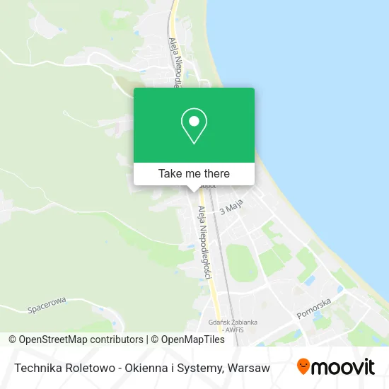 Карта Technika Roletowo - Okienna i Systemy