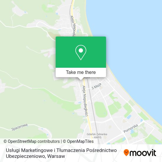 Usługi Marketingowe i Tłumaczenia Pośrednictwo Ubezpieczeniowo map