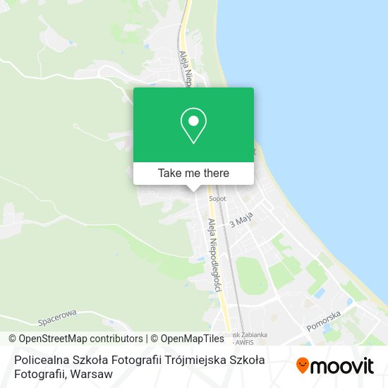 Policealna Szkoła Fotografii Trójmiejska Szkoła Fotografii map