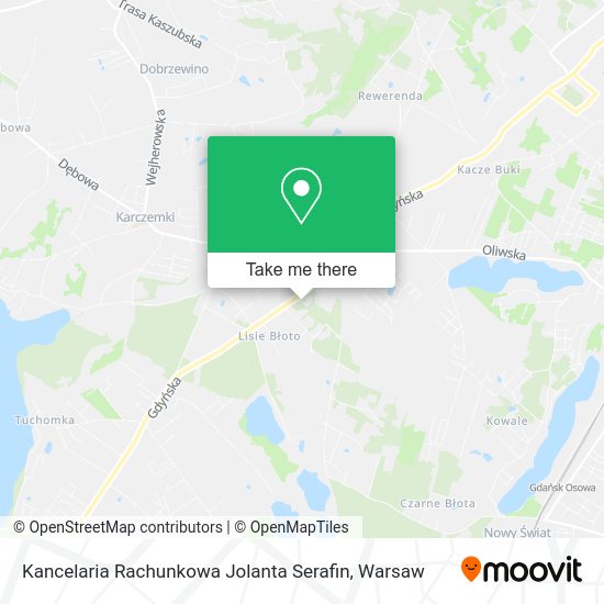 Kancelaria Rachunkowa Jolanta Serafin map