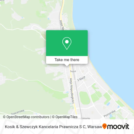 Kosik & Szewczyk Kancelaria Prawnicza S C map