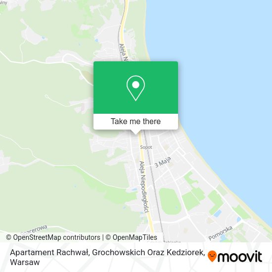 Apartament Rachwał, Grochowskich Oraz Kedziorek map