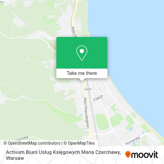 Activum Biuro Usług Księgowych Maria Czerchawy map