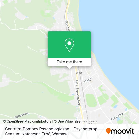 Centrum Pomocy Psychologicznej i Psychoterapii Sensum Katarzyna Troć map