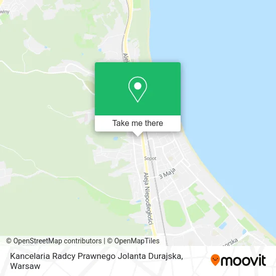 Kancelaria Radcy Prawnego Jolanta Durajska map
