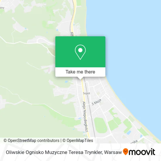 Карта Oliwskie Ognisko Muzyczne Teresa Trynkler