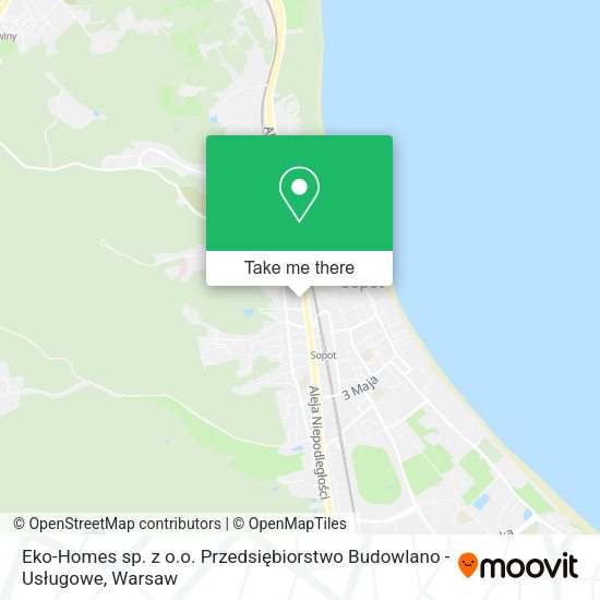 Eko-Homes sp. z o.o. Przedsiębiorstwo Budowlano - Usługowe map