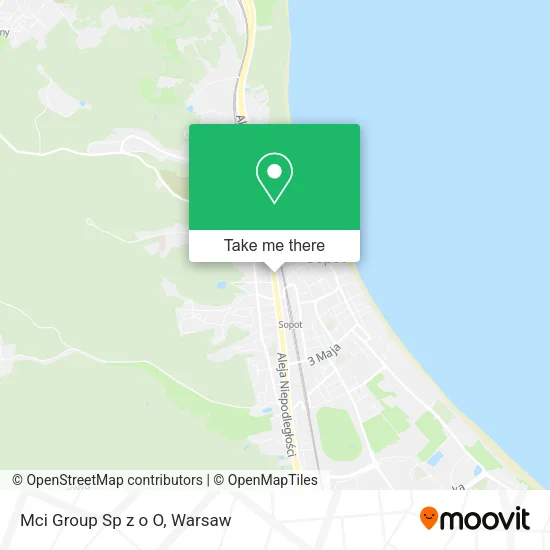 Mci Group Sp z o O map