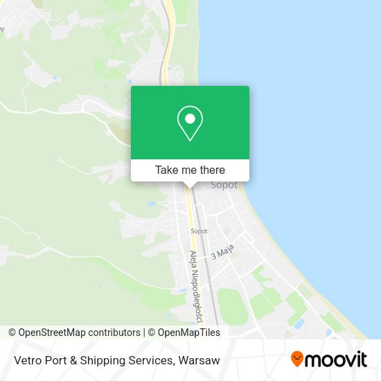 Vetro Port & Shipping Services map