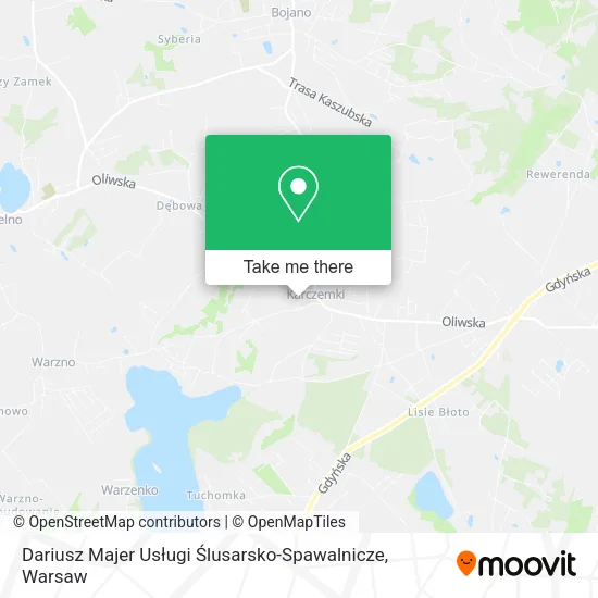 Dariusz Majer Usługi Ślusarsko-Spawalnicze map
