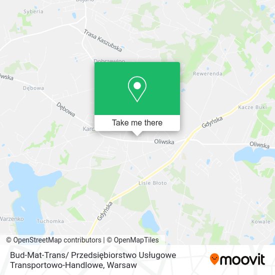 Bud-Mat-Trans/ Przedsiębiorstwo Usługowe Transportowo-Handlowe map