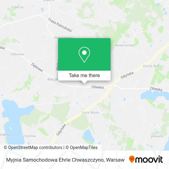 Myjnia Samochodowa Ehrle Chwaszczyno map