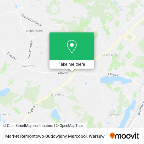 Market Remontowo-Budowlany Marcopol map