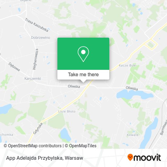 App Adelajda Przybylska map