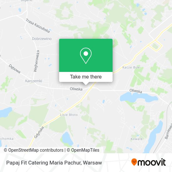 Papaj Fit Catering Maria Pachur map