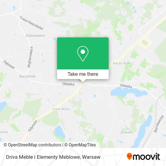 Driva Meble i Elementy Meblowe map