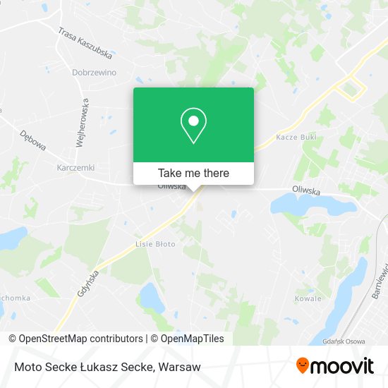 Moto Secke Łukasz Secke map