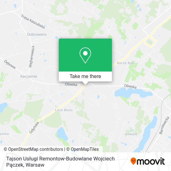 Tajson Usługi Remontow-Budowlane Wojciech Pączek map