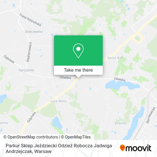 Parkur Sklep Jeździecki Odzież Robocza Jadwiga Andrzejczak map