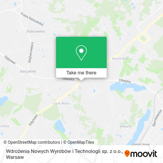 Wdrożenia Nowych Wyrobów i Technologii sp. z o.o. map