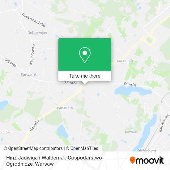 Hinz Jadwiga i Waldemar. Gospodarstwo Ogrodnicze map