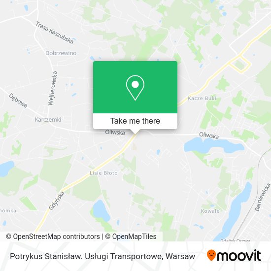 Potrykus Stanisław. Usługi Transportowe map