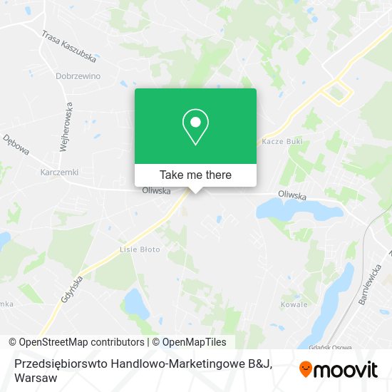 Карта Przedsiębiorswto Handlowo-Marketingowe B&J