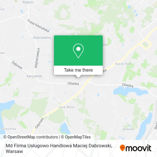 Md Firma Uslugowo Handlowa Maciej Dabrowski map