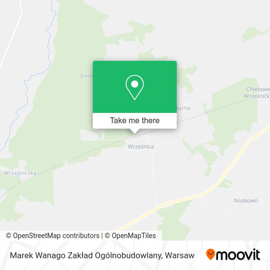 Marek Wanago Zakład Ogólnobudowlany map