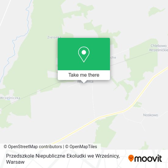 Przedszkole Niepubliczne Ekoludki we Wrześnicy map