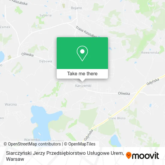 Siarczyński Jerzy Przedsiębiorstwo Usługowe Urem map
