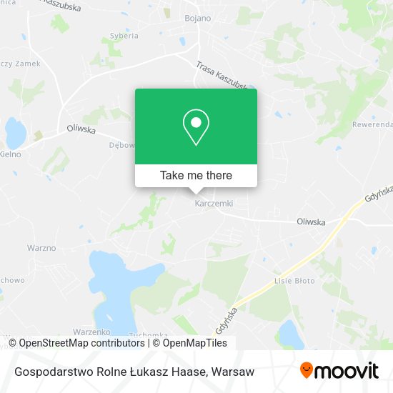 Gospodarstwo Rolne Łukasz Haase map