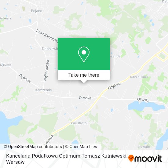 Kancelaria Podatkowa Optimum Tomasz Kutniewski map