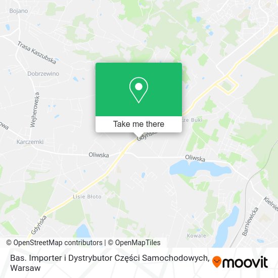 Bas. Importer i Dystrybutor Części Samochodowych map