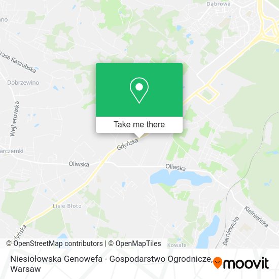 Niesiołowska Genowefa - Gospodarstwo Ogrodnicze map