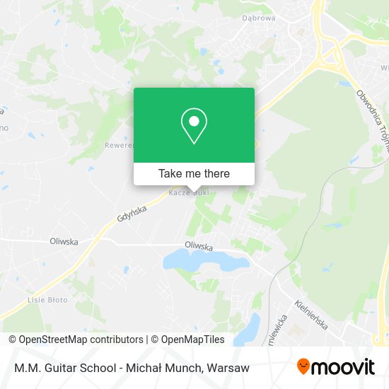 M.M. Guitar School - Michał Munch map