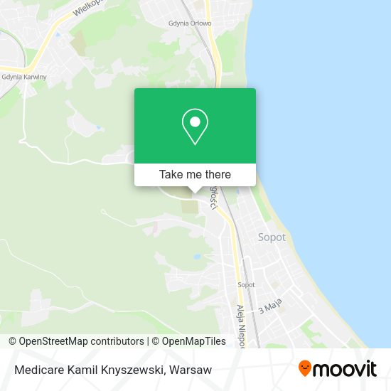 Medicare Kamil Knyszewski map