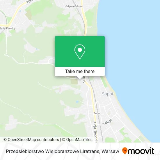 Карта Przedsiebiorstwo Wielobranzowe Liratrans