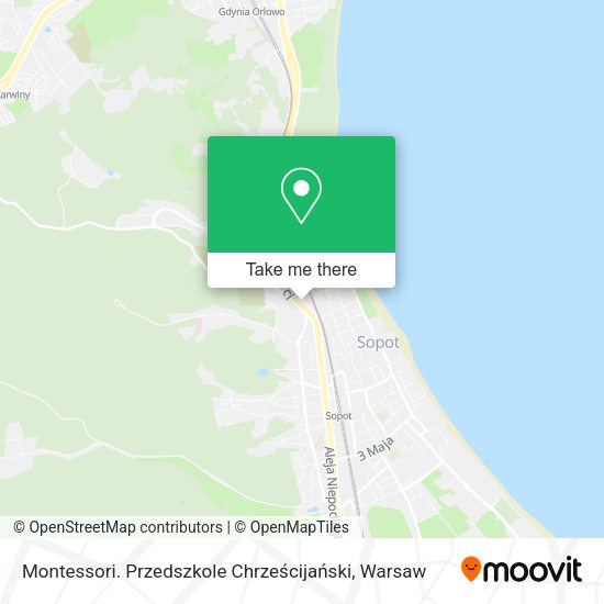 Montessori. Przedszkole Chrześcijański map