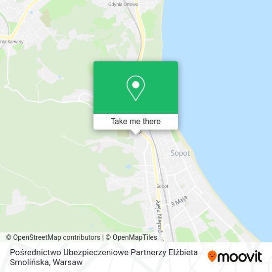 Pośrednictwo Ubezpieczeniowe Partnerzy Elżbieta Smolińska map