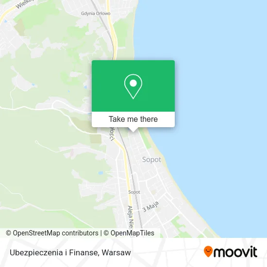 Карта Ubezpieczenia i Finanse