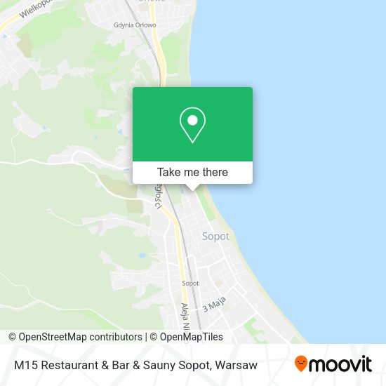 M15 Restaurant & Bar & Sauny Sopot map