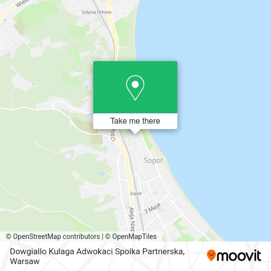 Dowgiallo Kulaga Adwokaci Spolka Partnerska map