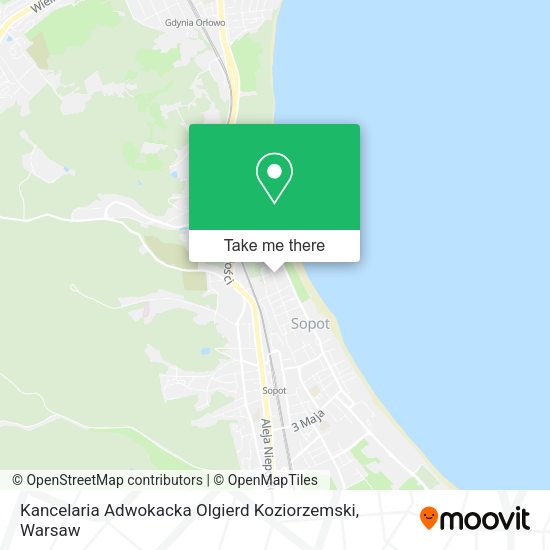 Kancelaria Adwokacka Olgierd Koziorzemski map