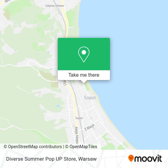 Diverse Summer Pop UP Store map